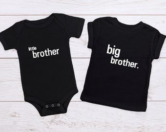 Kid's "Big Brother/ Little Brother/ Big Sister/ Little Sister" T-Shirt/ Romper