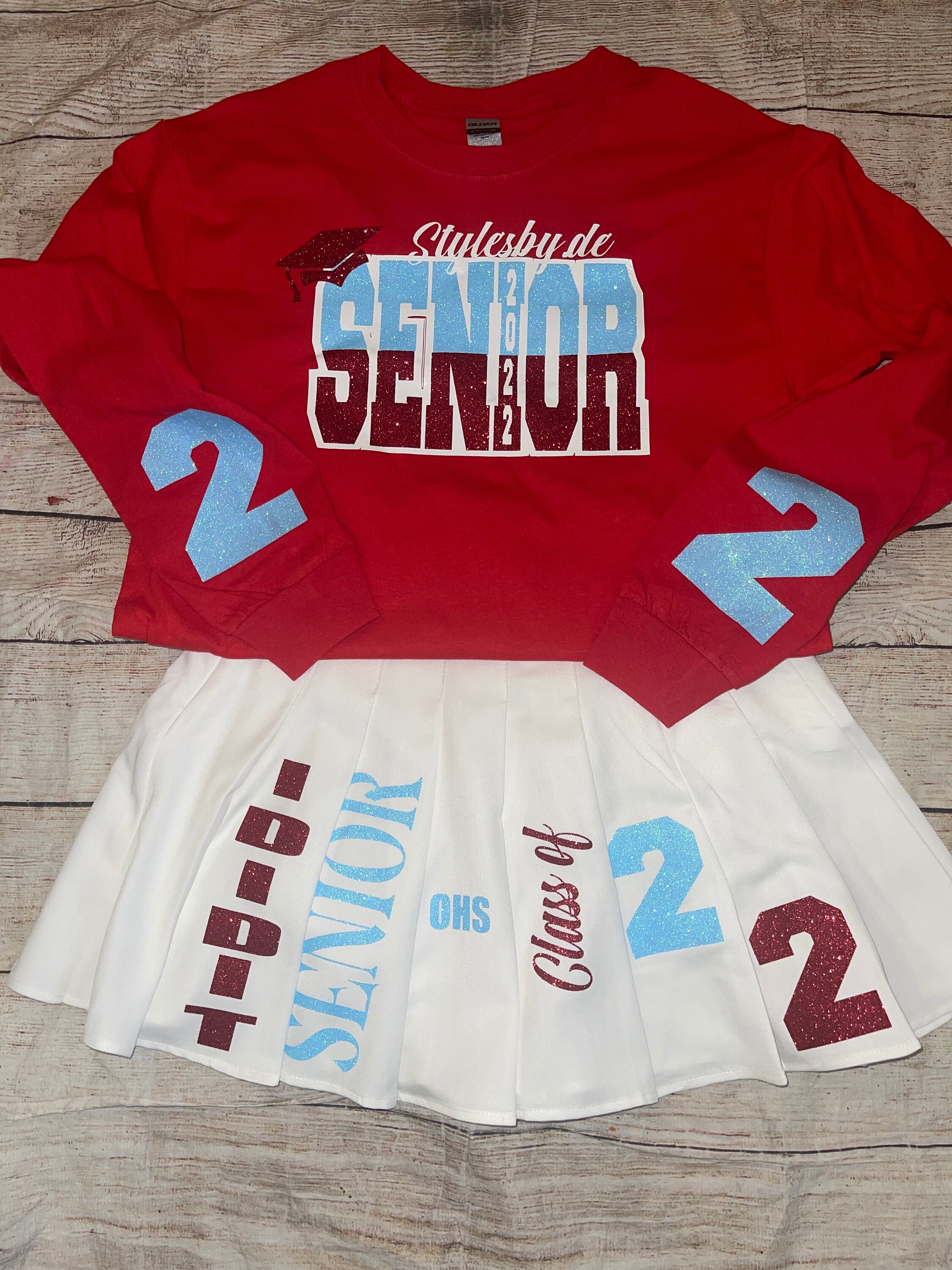 Custom Senior 2PC Skirt Sets College Graduates PREK Grad & - Etsy