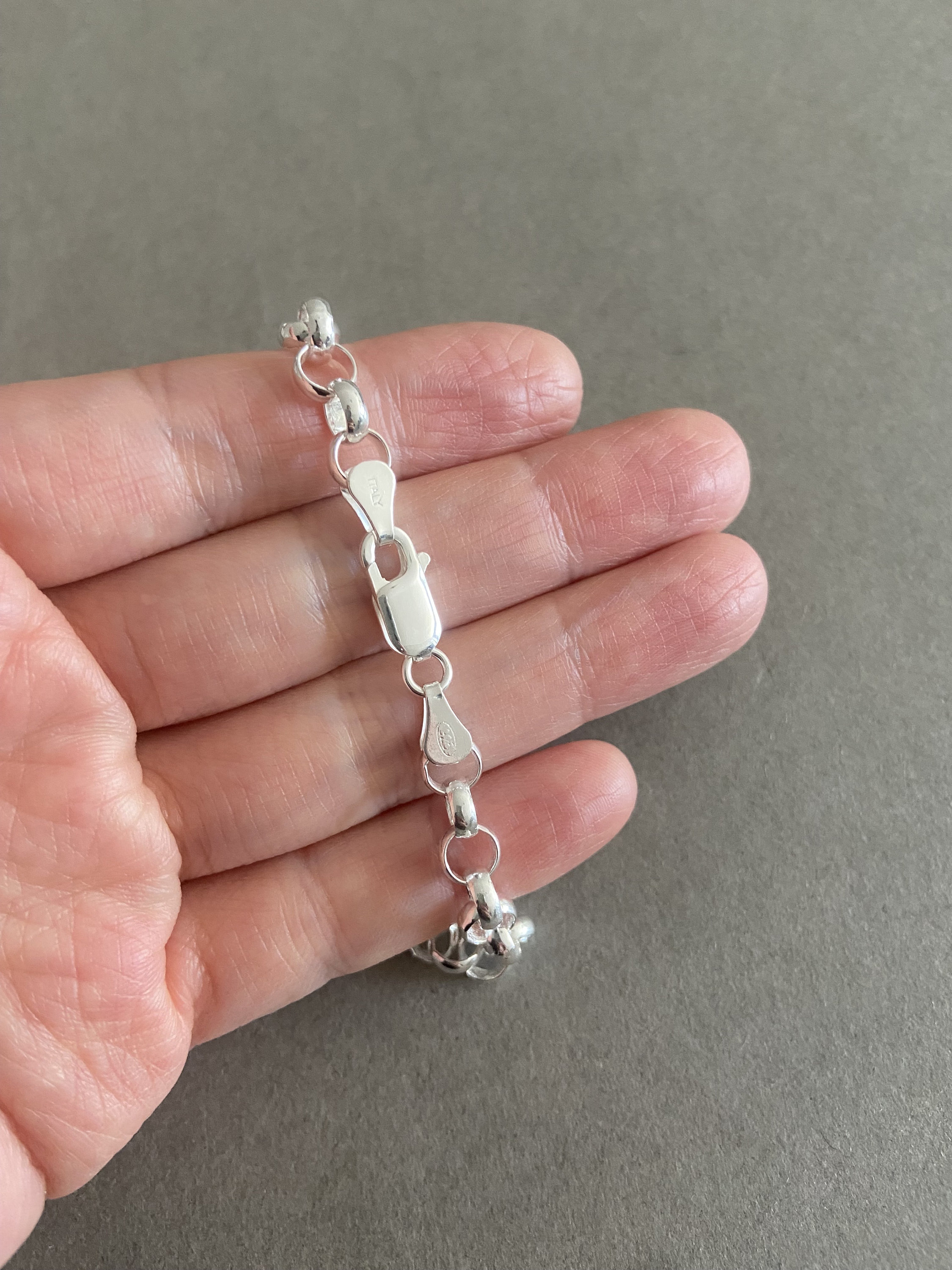 ★HARANG★ Silver HalfHalf Chain Bracelet Half by Half Silver Chain Bracelet | ALP OFFICIAL ONLINE STORE