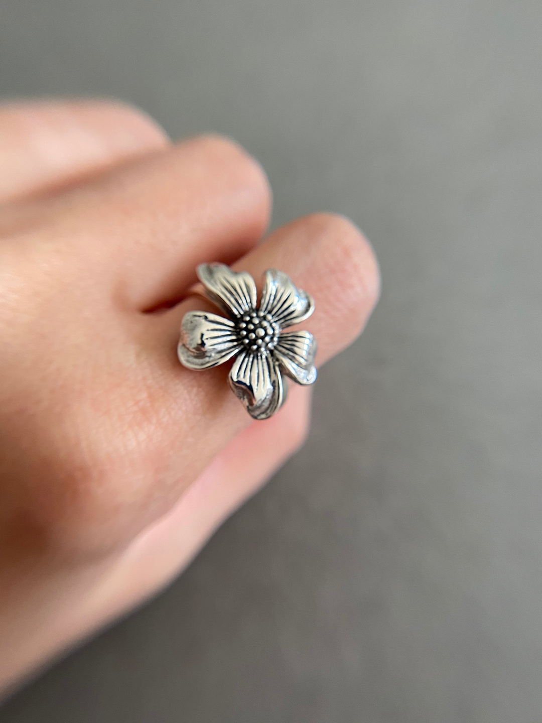 Ryui シルバー petit flower ring 12号 Petit flower リング / シルバー– Ryui