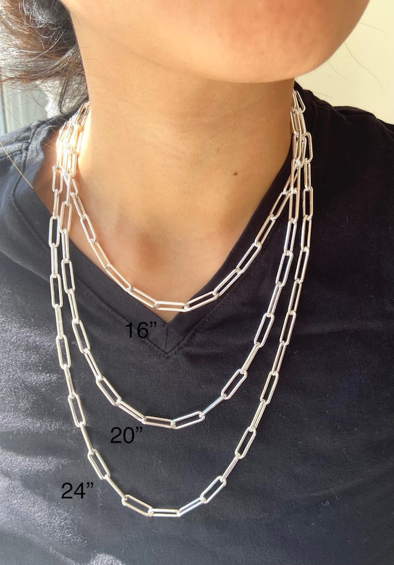 Buy Silver Tone Chunky Chain Circle Necklace from Next Luxembourg