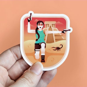 Crypt Explorer Die Cut Vinyl Sticker