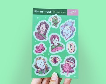 Po-Ta-Toes Cute Sticker Sheet