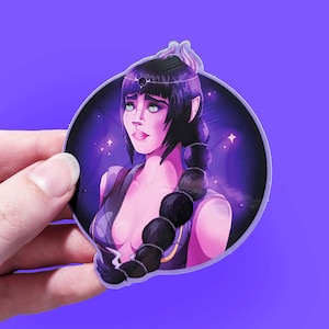 Baldur&#39;s Gate 3 Shadowheart Glossy Vinyl Sticker