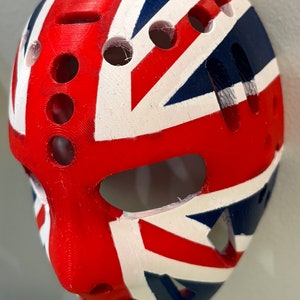 Retro Hockey Goalie Mask 5&quot; tall
