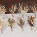 Dry Flower Boutonniere, Neutral Natural Tones, Dried Flower Mix for Fall Wedding, Farmhouse Boho Style | Letter Box Gifts | Corsages 