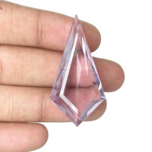 Kite Shape Gems, Natural Amethyst Gemstones, Faceted Cut Gemstones, Purple Colour Gems, Loose Pendant Gemstones, Excellent! Quality Gems,