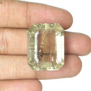 Natural Smokey Quartz Gemstones, Emerald Cut Shape Faceted Cut Gemstones, Black Colour Loose Gemstone, Pendant Gemstones, Gift For Her Gems.