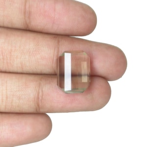 Gift For Her Gems, Natural Smokey Quartz Gemstones, Emerald Cut Shape Faceted Cut Gemstones, Black Colour Loose Gemstones, Ring Gemstone.