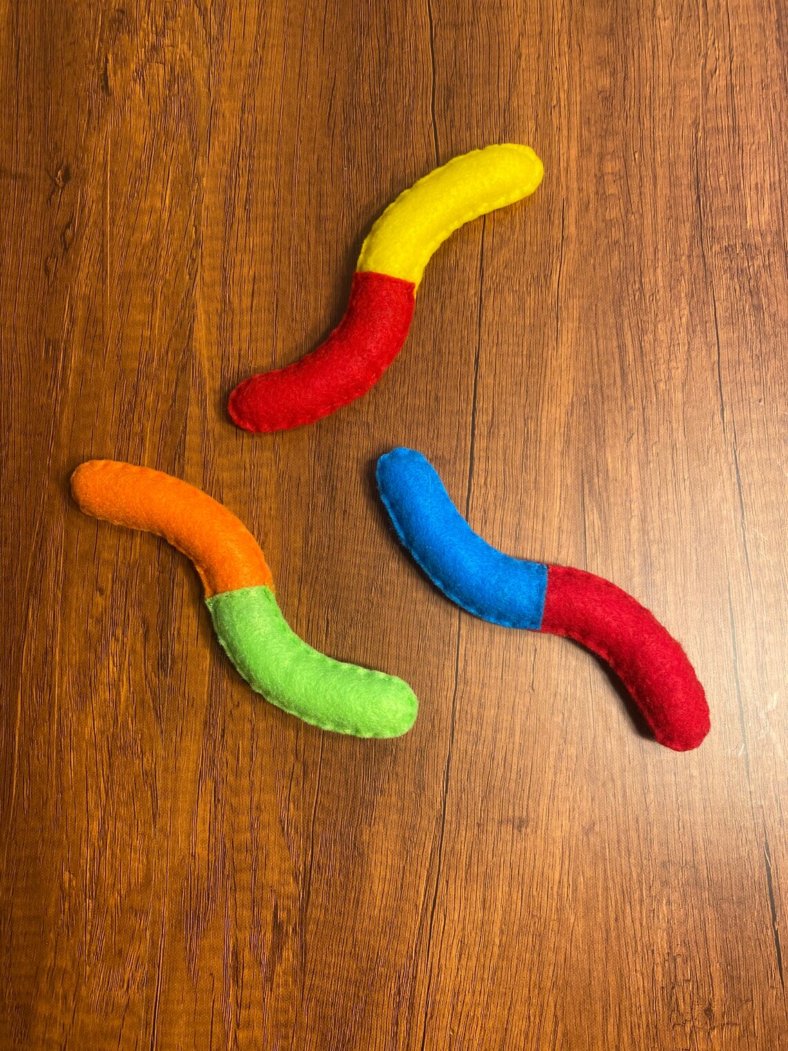 Gummy Worm Catnip Cat Toy Etsy