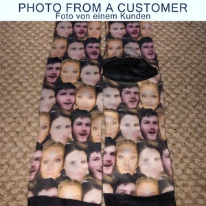 Custom Face Socks 4 Faces, Photo Socks, Custom Socks, Personalized Socks, Custom Printed Socks, Stocking Stuffer, Socks for Dad, Fathers Day image 6