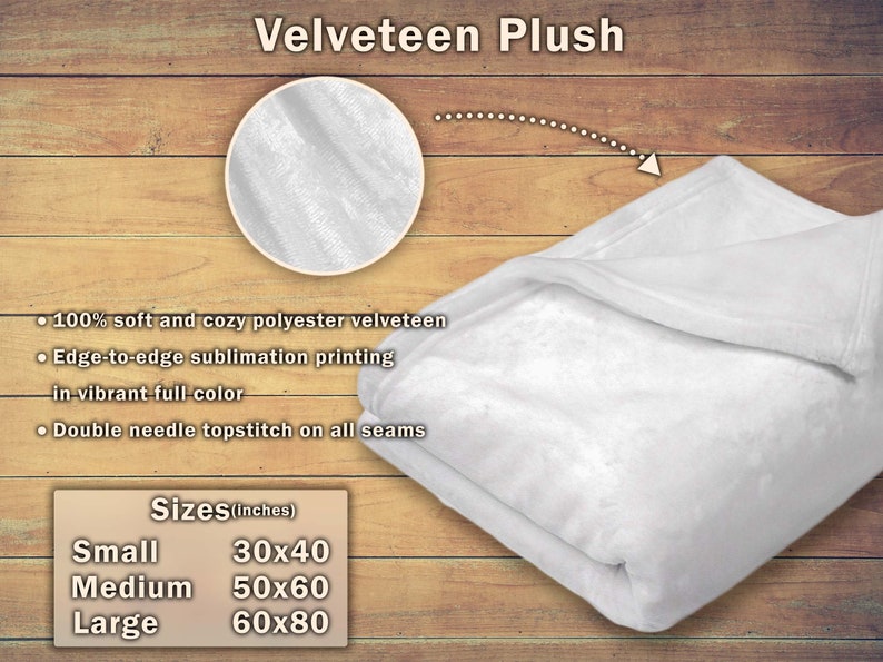 velveteen plush option