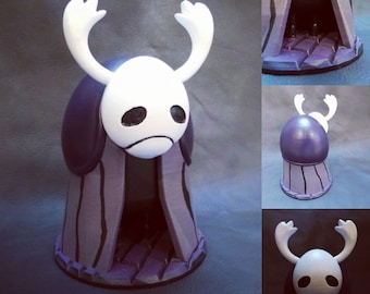 Hollow Knight Figurines: Elderbug Godseeker Hive Knight Monarch Wing Knight Grey Prince Zote Elder Hu Hegemol Grimmkins