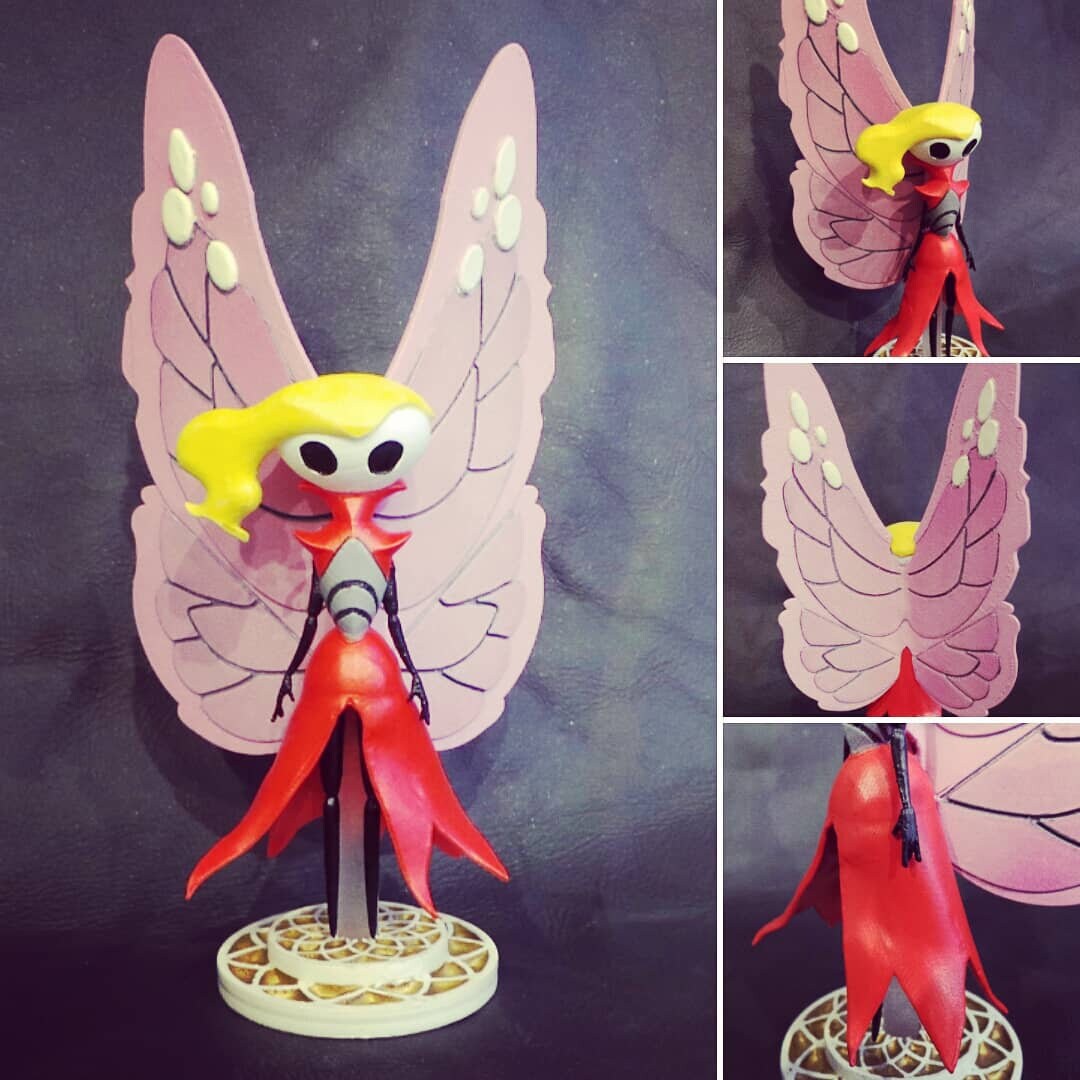 Hollow Knight Figurines the Radiance Tiso Pale King White Etsy Canada