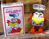 Wind-Up Radar Robot KY Tin Vintage Clockwork Japan Space Toy