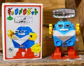 Wind-Up Radar Robot KY Tin Vintage Clockwork Japan Space Toy