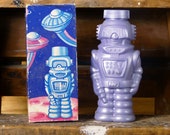 Captain Bubbles Robot Bath Vintage Avon Japan Hong Kong Space Toy