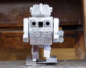 Mechanical Missile Robot Vintage TPS Wind-Up Japan Space Toy