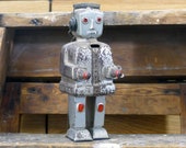 Strenco ST 1 Robot Vintage Tin Wind-Up West German Space Toy