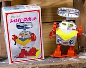 Wind-Up Radar Robot KY Tin Vintage Clockwork Japan Space Toy
