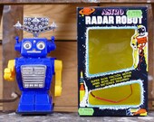 Astro Radar Robot Plastic Vintage Friction Hong Kong Space Toy