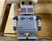 Star Command Robot Radio Vintage Battery Powered Japan Hong Kong Space Toy