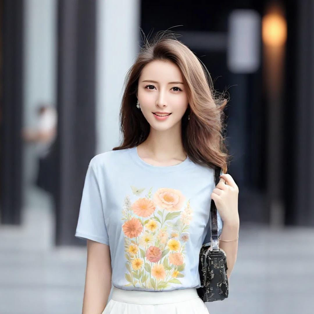 Floral Bloom Unisex Softstyle T-Shirt | Spring Vibes, Gift for Her, Nature Lover Tee, Casual Wear, Summer Outfit