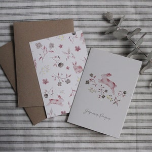 Lot 2 cartes Joyeuses Pâques