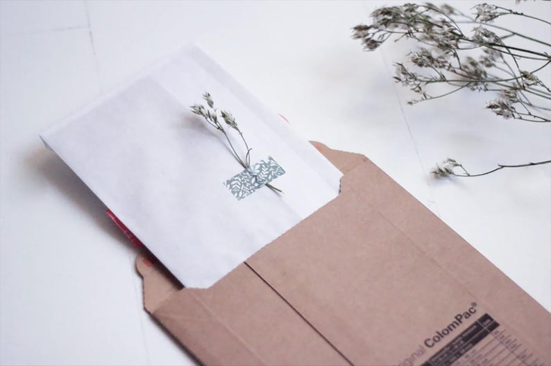Carte bouquet d'immortelles, carte d'anniversaire, carte de voeux immagine 6
