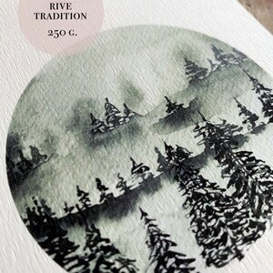 Carte Joyeux Noël, Sapins, Carte de voeux Bild 4