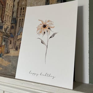 Carte d'anniversaire tournesol afbeelding 2