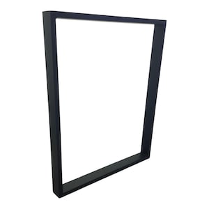 2 X rectangular table leg, steel profile 6x2, individual dimensions