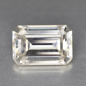 MOISSANITE! 0.500 Cts & 6x4x3mm_ Moissanite! Octagon cut top Quality Deep diamond cut White Moissanite / Hue Diamond MOISSANITE / REF_VIDEO