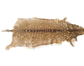 REDUCED PRICING Axis Deer Hide, hawaii, sustainable ethical decoration
