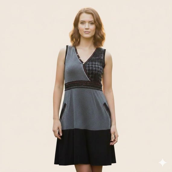 grey cotton tank dress Sophie Dress main image 0