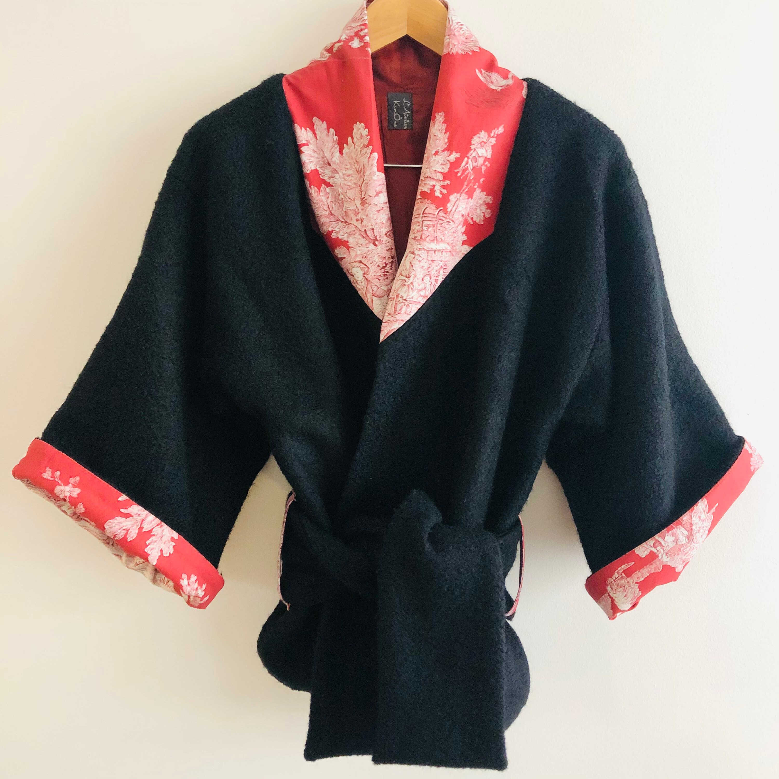 canvas kimono jacket