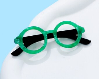 Acrylic Eye Glasses Brooch Fashion Pin Simple Jewelry