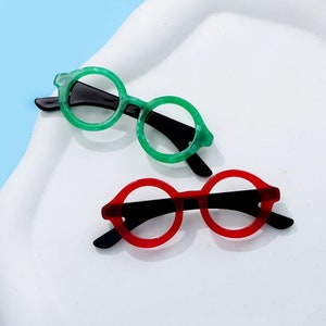 Broche à lunettes en acrylique, épingle à la mode, bijoux simples image 2