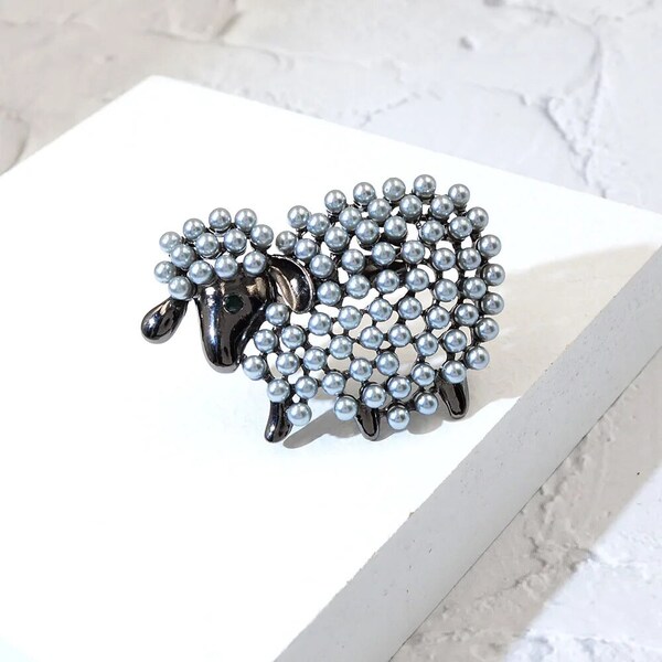Sheep Brooch - Etsy