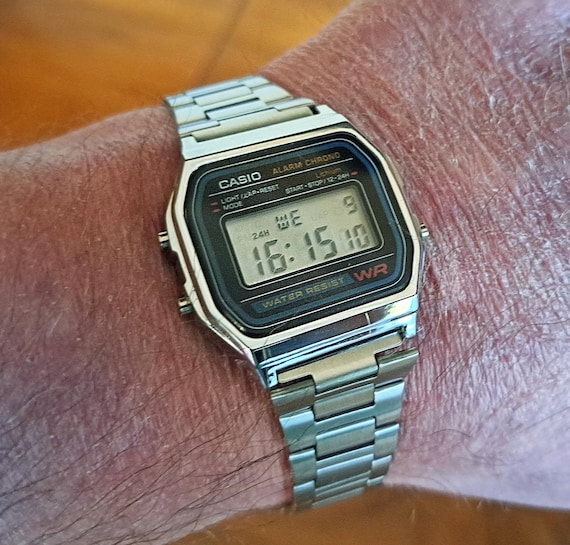 Casio A158W Quartz Watch With Bracelet. - Etsy