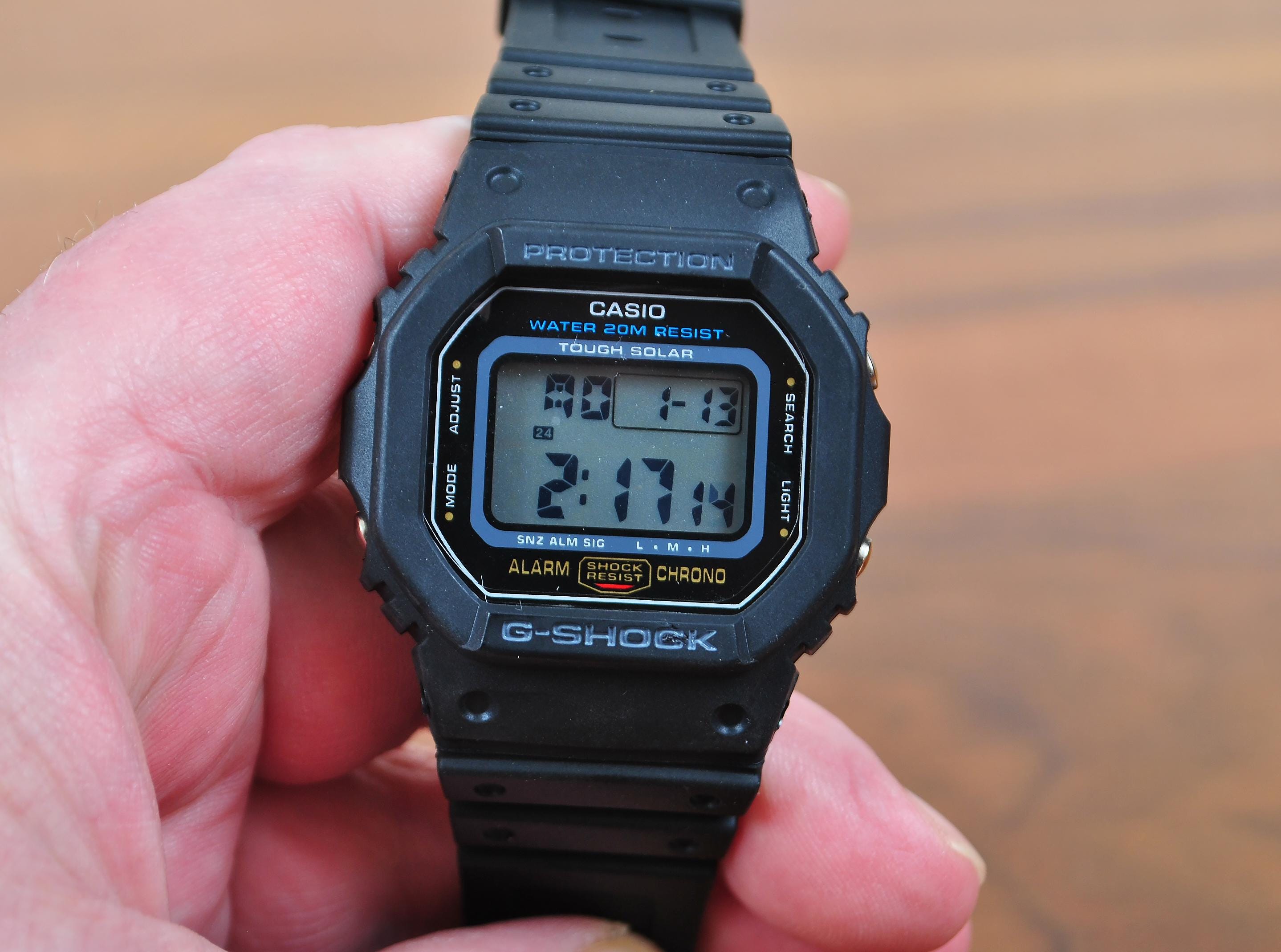 G-Shock DW-5600 Custom Designed Laser Dotted Camo Green