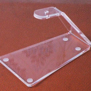 Clear Acrylic Airplane Model Display Stand
