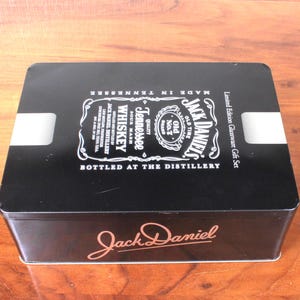 Original rare tin empty Jack Daniels box