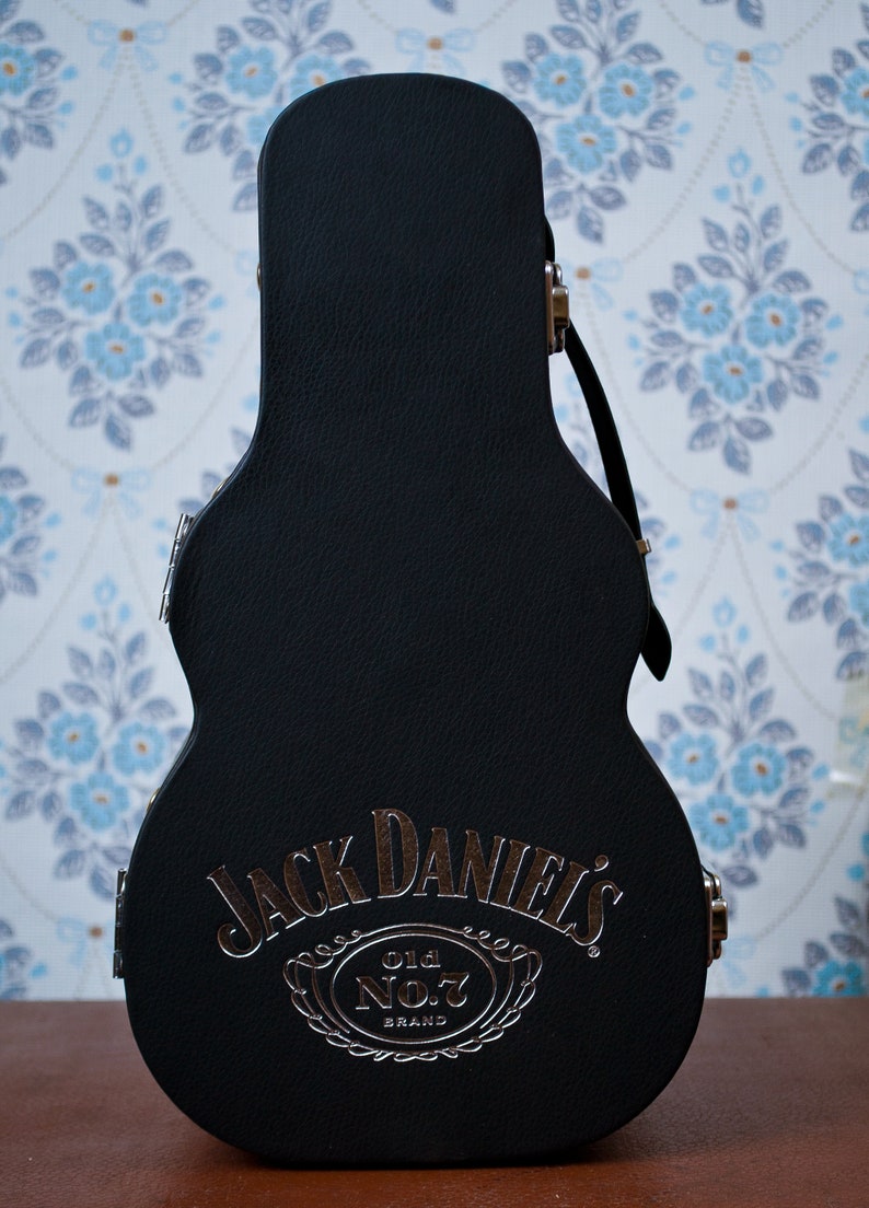 Original Rare Guitar Shaped Empty Jack Daniels Case With Cork Etsy