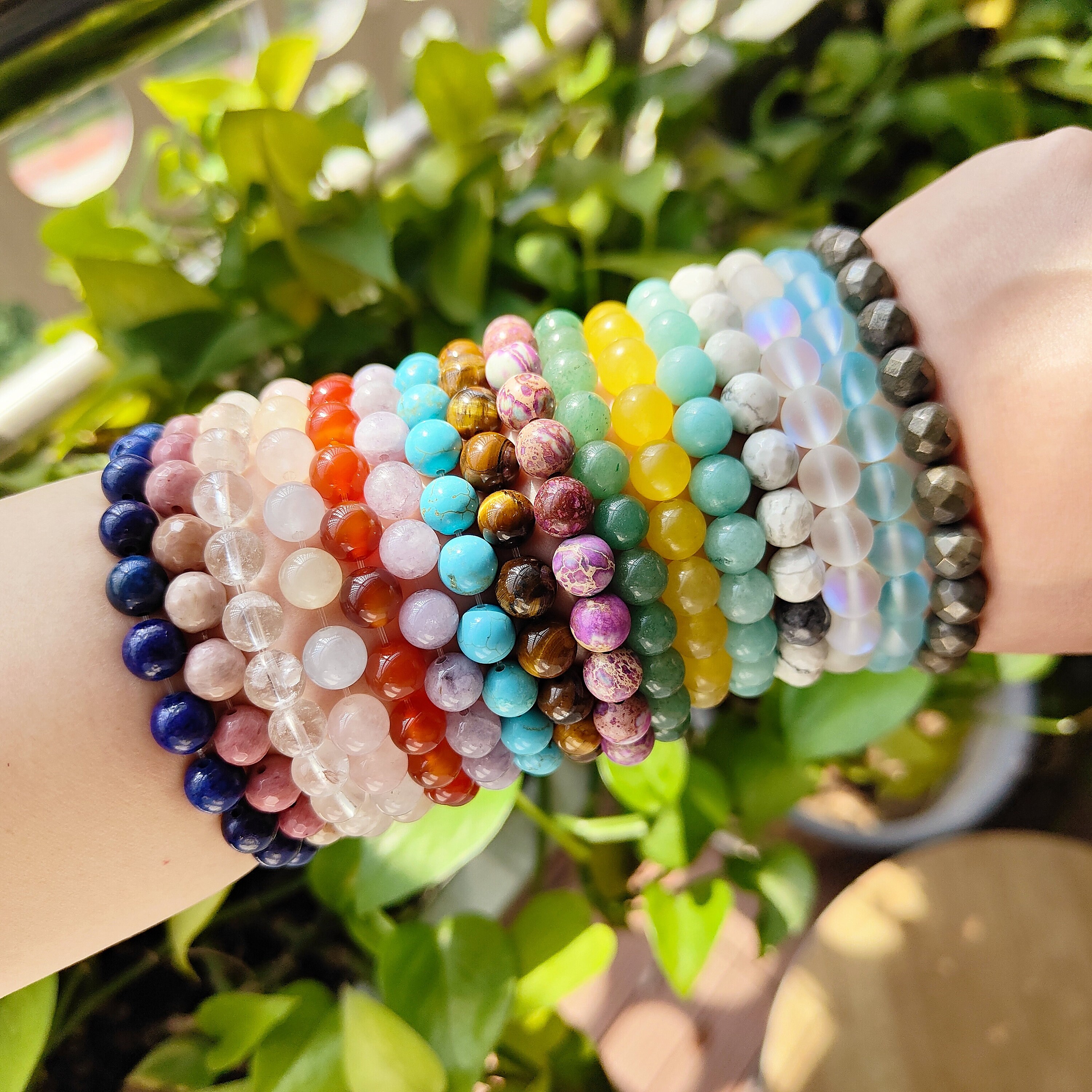 Fiori etnico braccialetti perline particolari lavorazioni fatti a mano