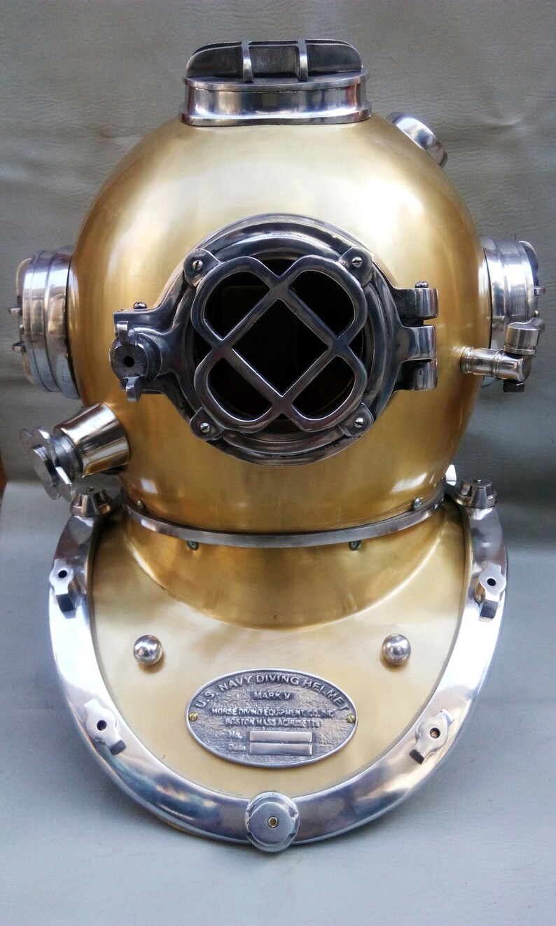 Morse US Navy Mark V Full Size Diving Divers Helmet Etsy