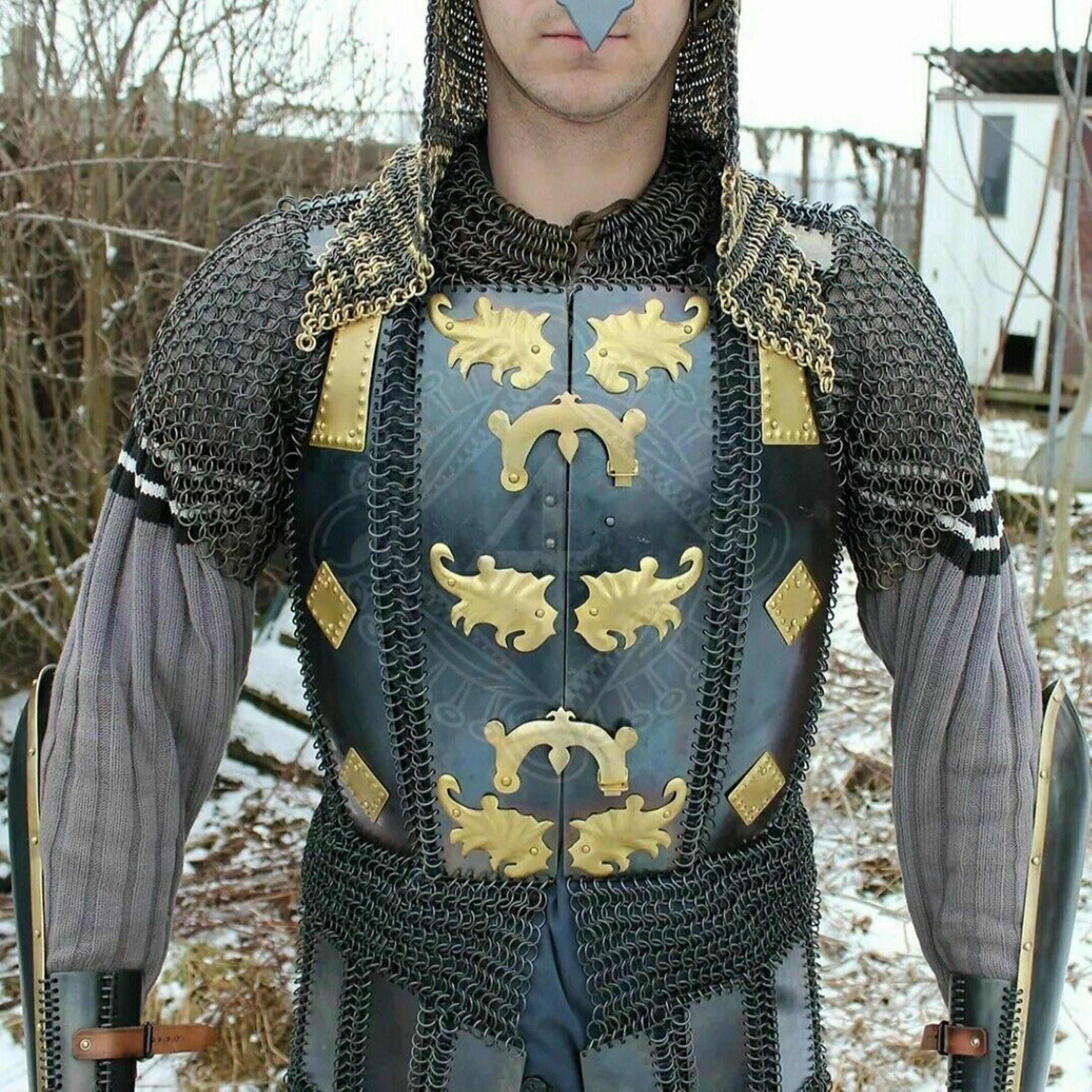 Medieval Chainmail Half Body Armour Suit | Etsy