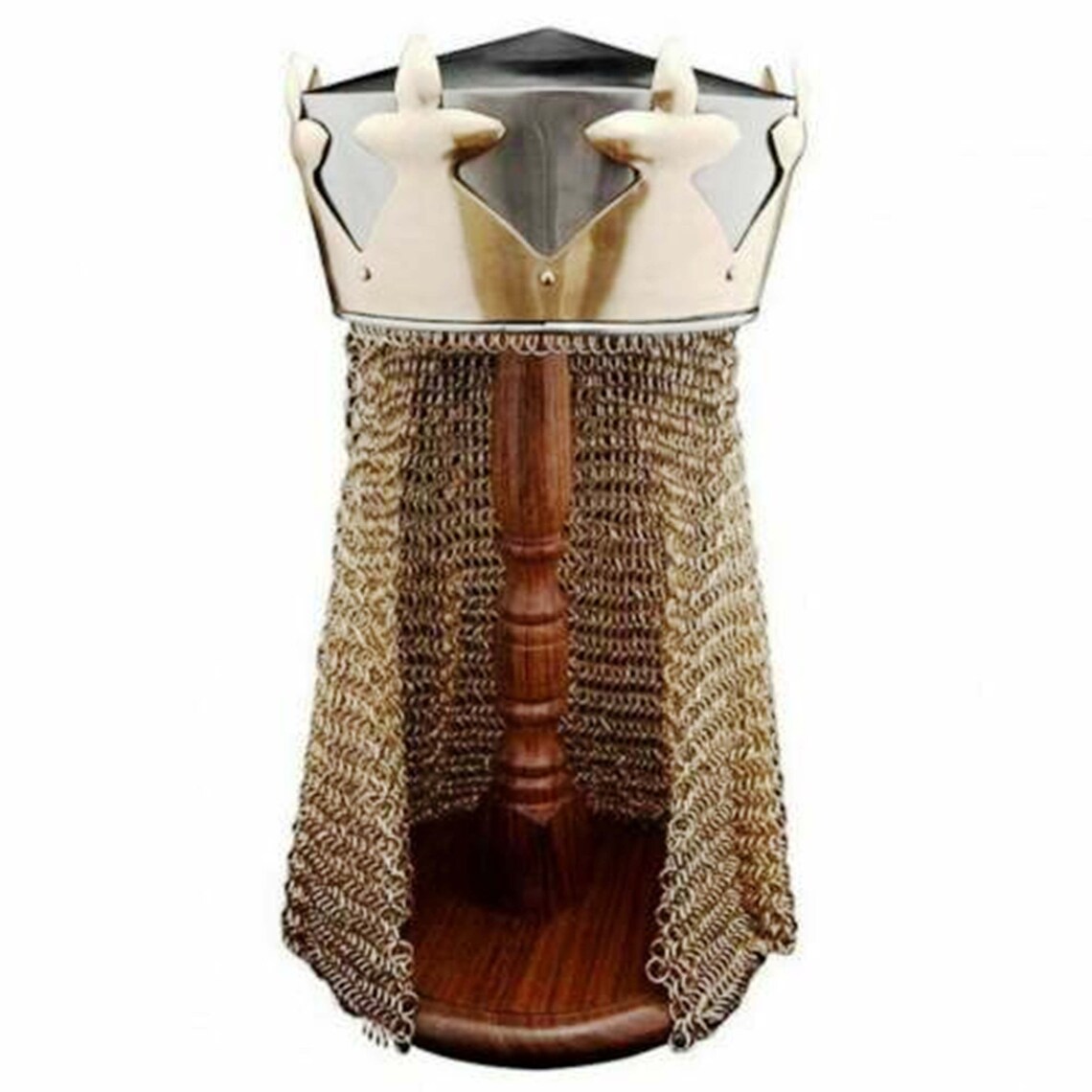 Monty Python King Arthur Helmet With Av Entail Chain Mail Etsy Canada