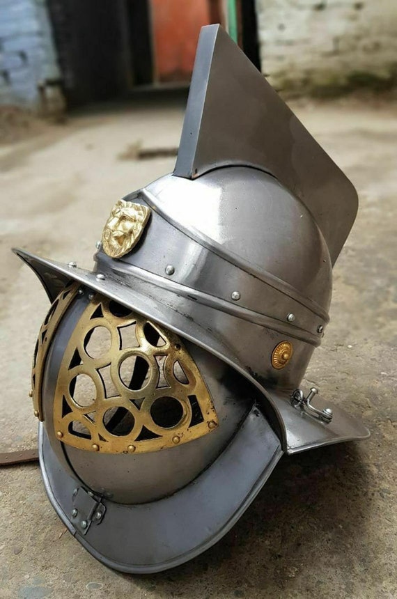 LARP Medieval Knights Gladiator helmet Combat Reenactment Armor costume Replica 