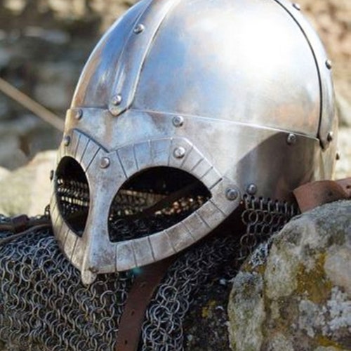 Medieval Viking Warrior Helmet Battle Ready Norman Helmet Etsy